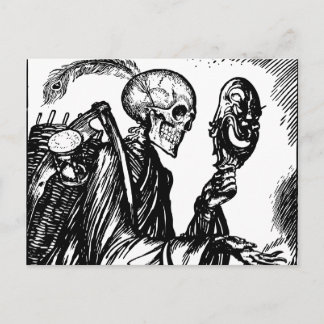 A morte chama postcard