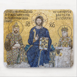 A mosaic in Hagia Sophia Mouse Mat