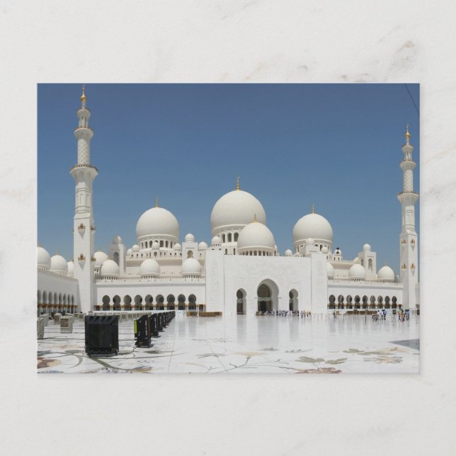A Mosque in Abu Dhabi Postcard (Front)