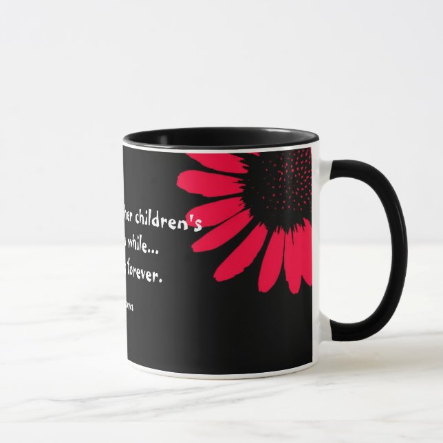 "A mother holds her..." Mug (Right)