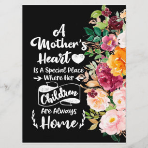 A Mother Is Like A Flower Gift, Mother's Day Gift Menu