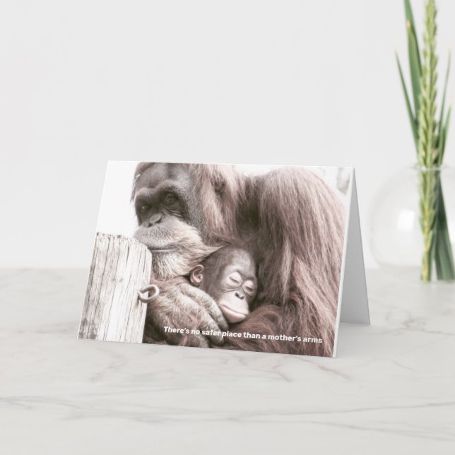 A mother’s arms Mother’s Day card (Front)