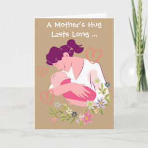 A Mother’s Hug Mother’s Day with Mum and Baby Card