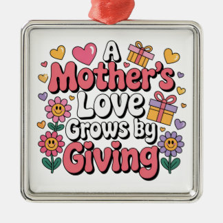 A Mother’s Love Grows By Giving Metal Tree Decoration