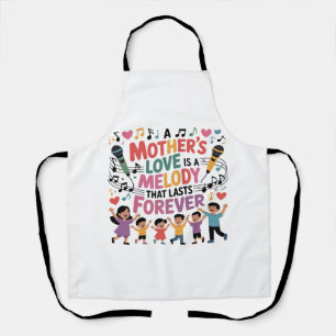 A Mother’s Love Is A Melody That Lasts Forever Apron