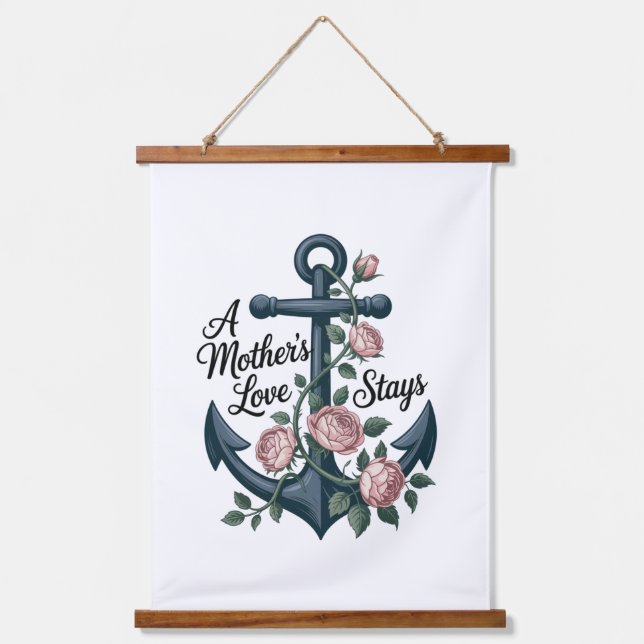 A Mother’s Love Stays Hanging Tapestry (Front)