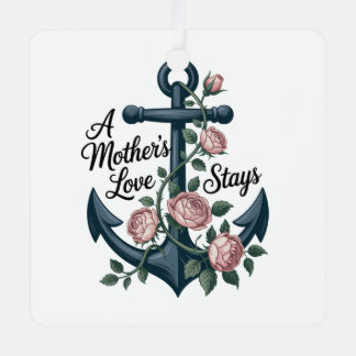 A Mother’s Love Stays Metal Tree Decoration