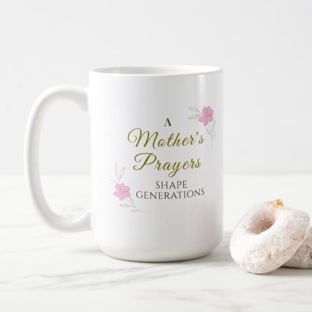 A Mother’s Prayers Mothers Day 2026 Mug (With Donut)
