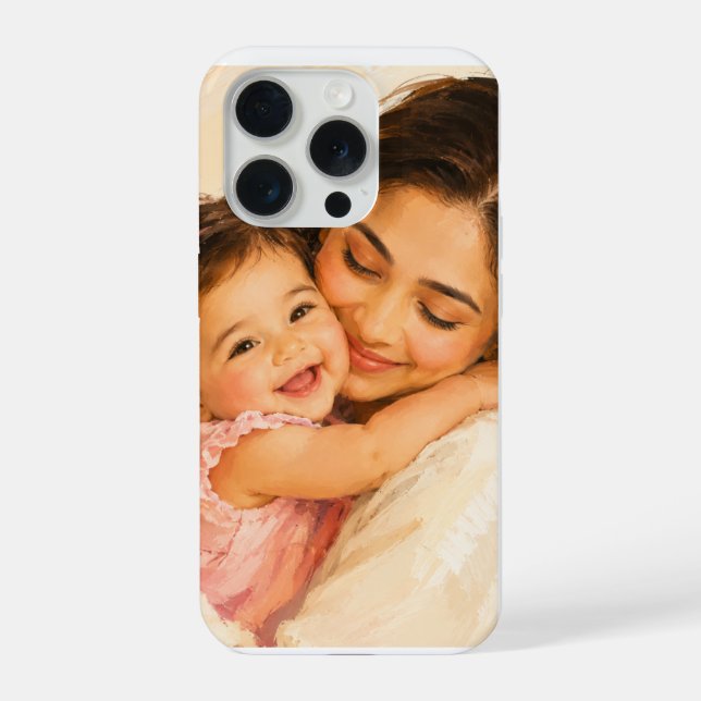 A Mother’s Warm Embrace iPhone Case (Back)