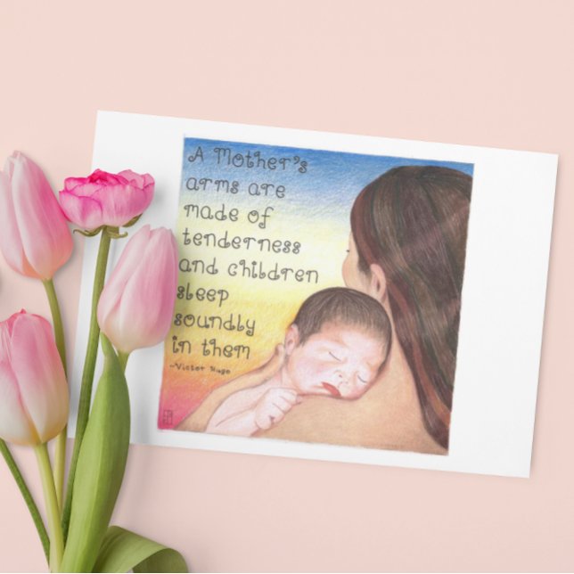A Mother's Arms Inspirational Postcard (Creator Uploaded)