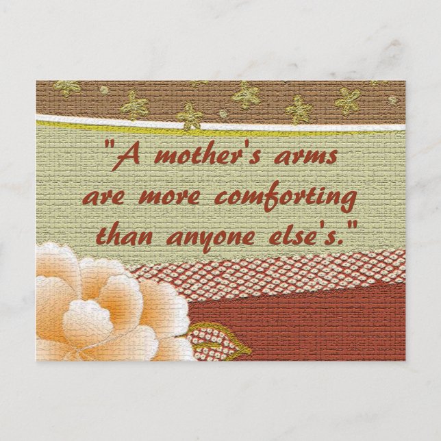 A Mother's Arms Postcard (Front)