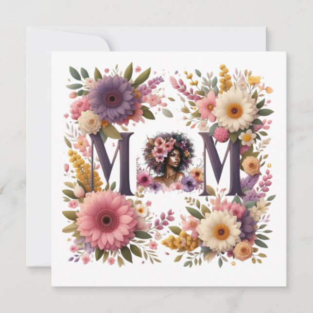 A Mother's Beauty  Invitation (Front)