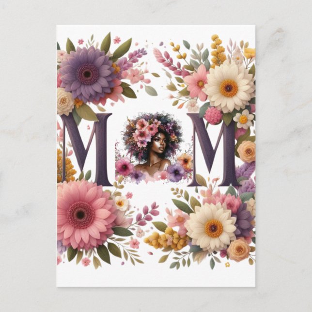 A Mother's Beauty  Postcard (Front)