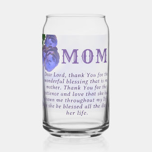 A Mother's Blessing Can Glass