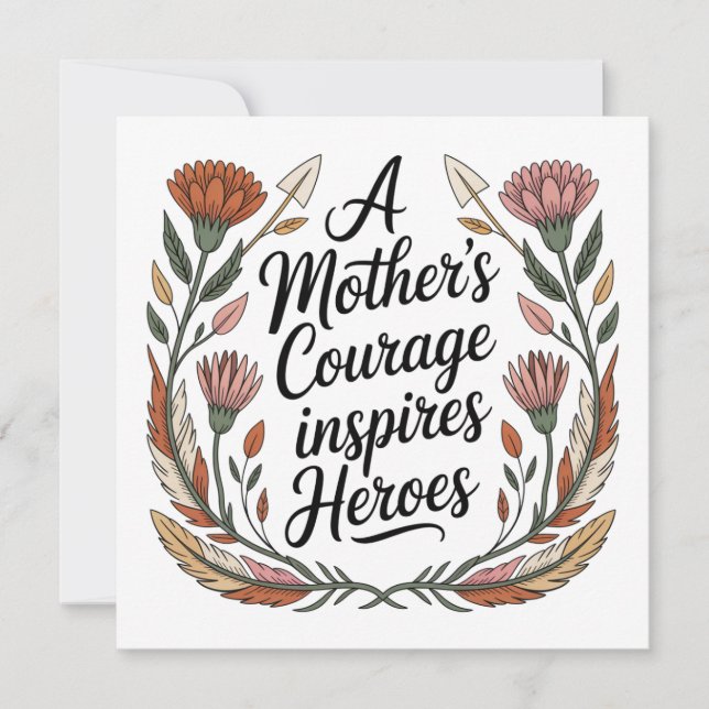 A Mother's Courage Inspires Heroes (Front)