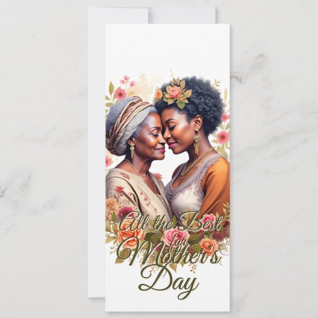 A Mother's Embrace – A Timeless Bond in Bloom (Front)