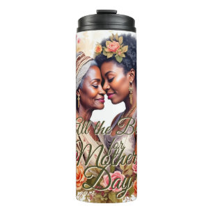 A Mother's Embrace – A Timeless Bond in Bloom Thermal Tumbler