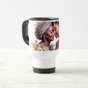 A Mother's Embrace – A Timeless Bond in Bloom Travel Mug