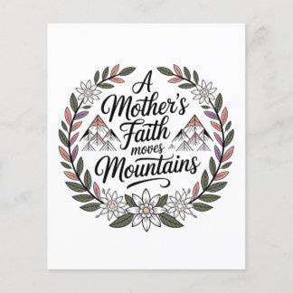 A Mother's Faith Moves Mountains Flyer