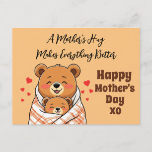 A Mother's Hug Makes Everything Better  Postcard