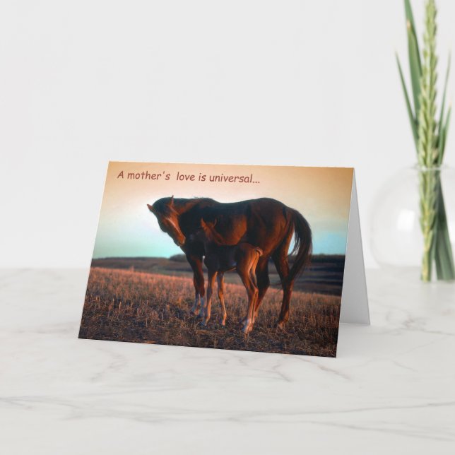 A mother's love card (Front)