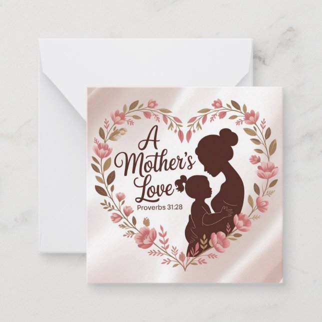 A Mother's Love Christian Mother's Day Card (Front)