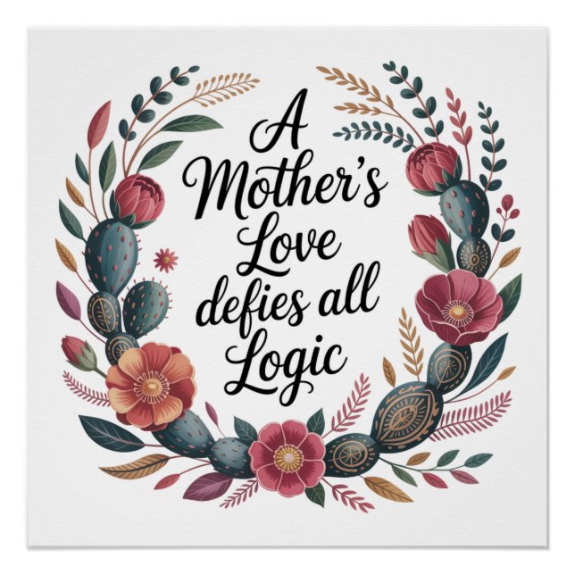 A Mother's Love Defies All Logic Poster (Front)