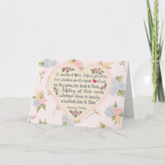 A Mother's Love - Greeting Card (Front)