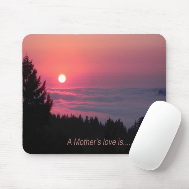 A Mother's love is.... Mouse Mat (With Mouse)