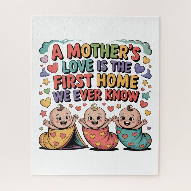 A Mother's Love Is The First Home We Ever Know Jigsaw Puzzle (Vertical)