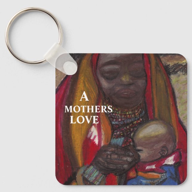 A MOTHERS LOVE keychain (Front)
