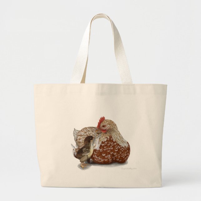 A Mother's Love Large Tote Bag (Front)