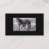 A Mother's Love Mare and Foal Business Card (Back)