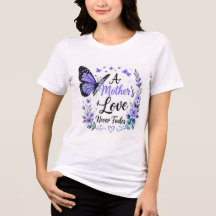 A Mother's Love Never Fades Purple Butterfly