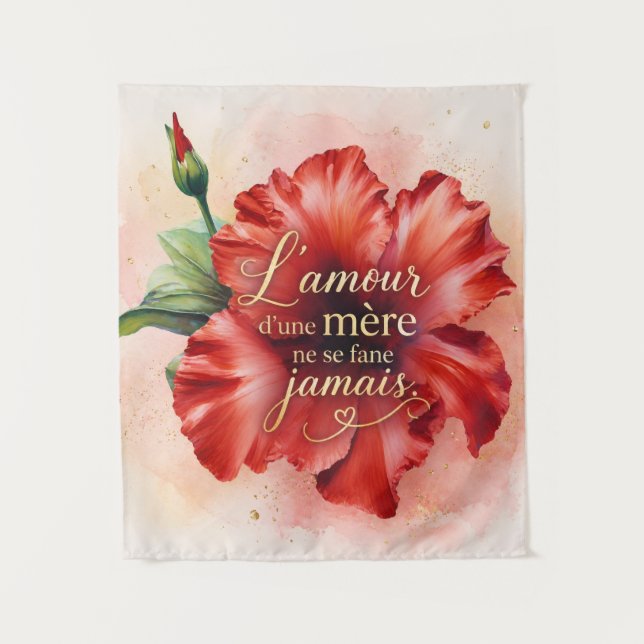 A mother's love never fades tapestry (Front)