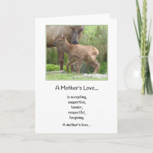 A Mother's Love...New Baby Card