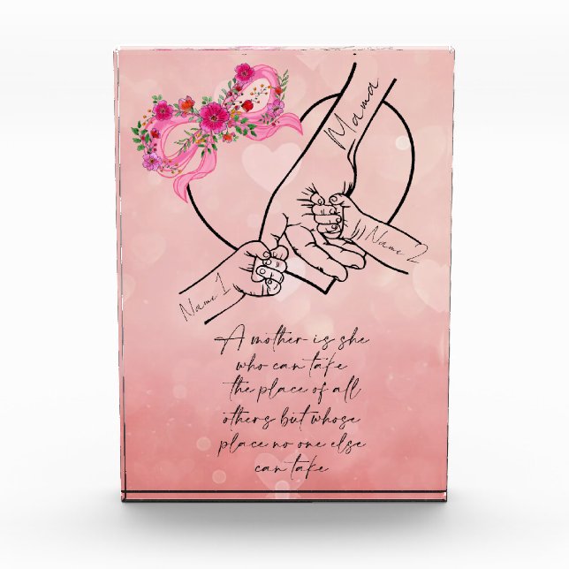 A Mother's Love Photo Block (Front)