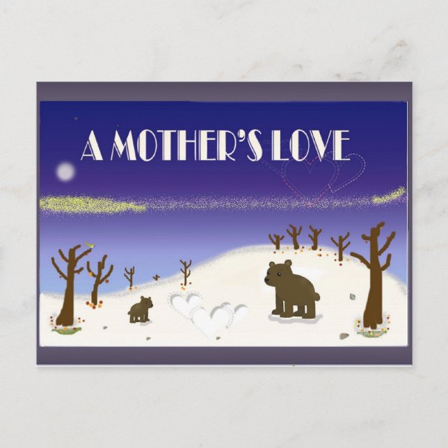 A Mother's Love Postcard (Front)