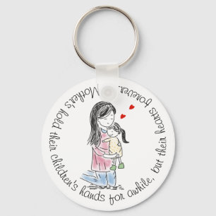 A Mothers Love Quote Key Ring