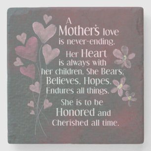 A Mother's Love Stone Coaster
