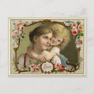 A Mother's Love Vintage Reproduction Postcard