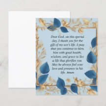 A Mother's Prayer for her Son