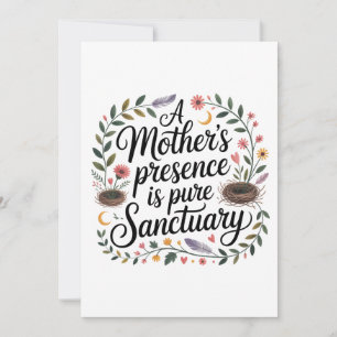 A Mother's Presence Is Pure Sanctuary Invitation