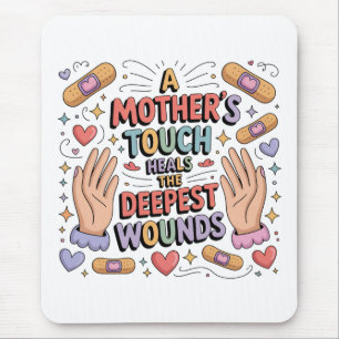 A Mother's Touch Heals The Deepest Wounds Mouse Mat