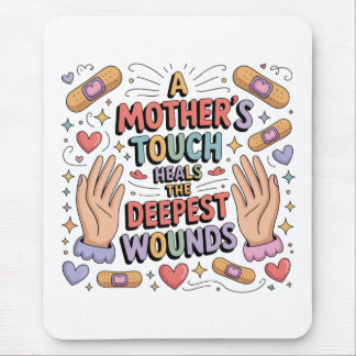 A Mother's Touch Heals The Deepest Wounds Mouse Mat