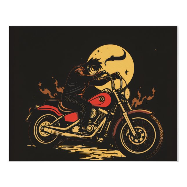 a motorbike poster (Front)