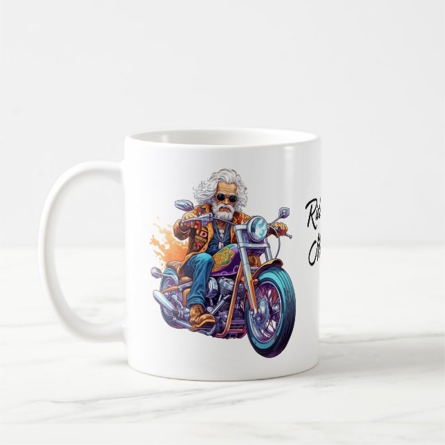A Motorcycle Journey Coffee Mug (Left)