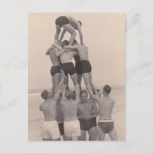 A Mountain of Men Postcard