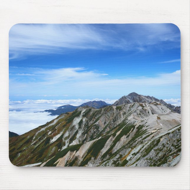 a mountain range in the Tateyama mountain range Mouse Mat (Front)