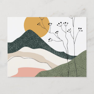 A MOUNTAIN RELOCATION POSTCARD